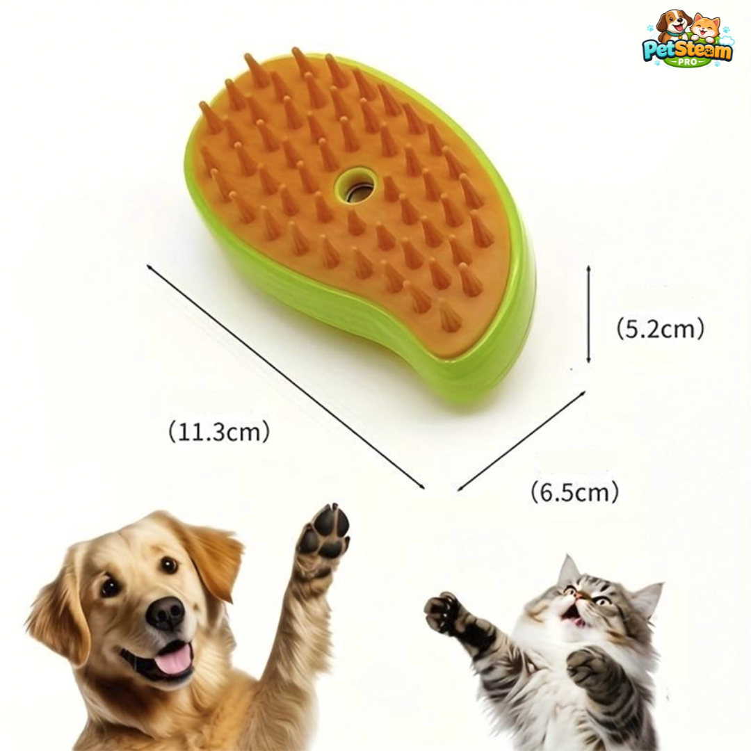 PetSteam Pro® - Cepilla y limpia el pelaje fácil