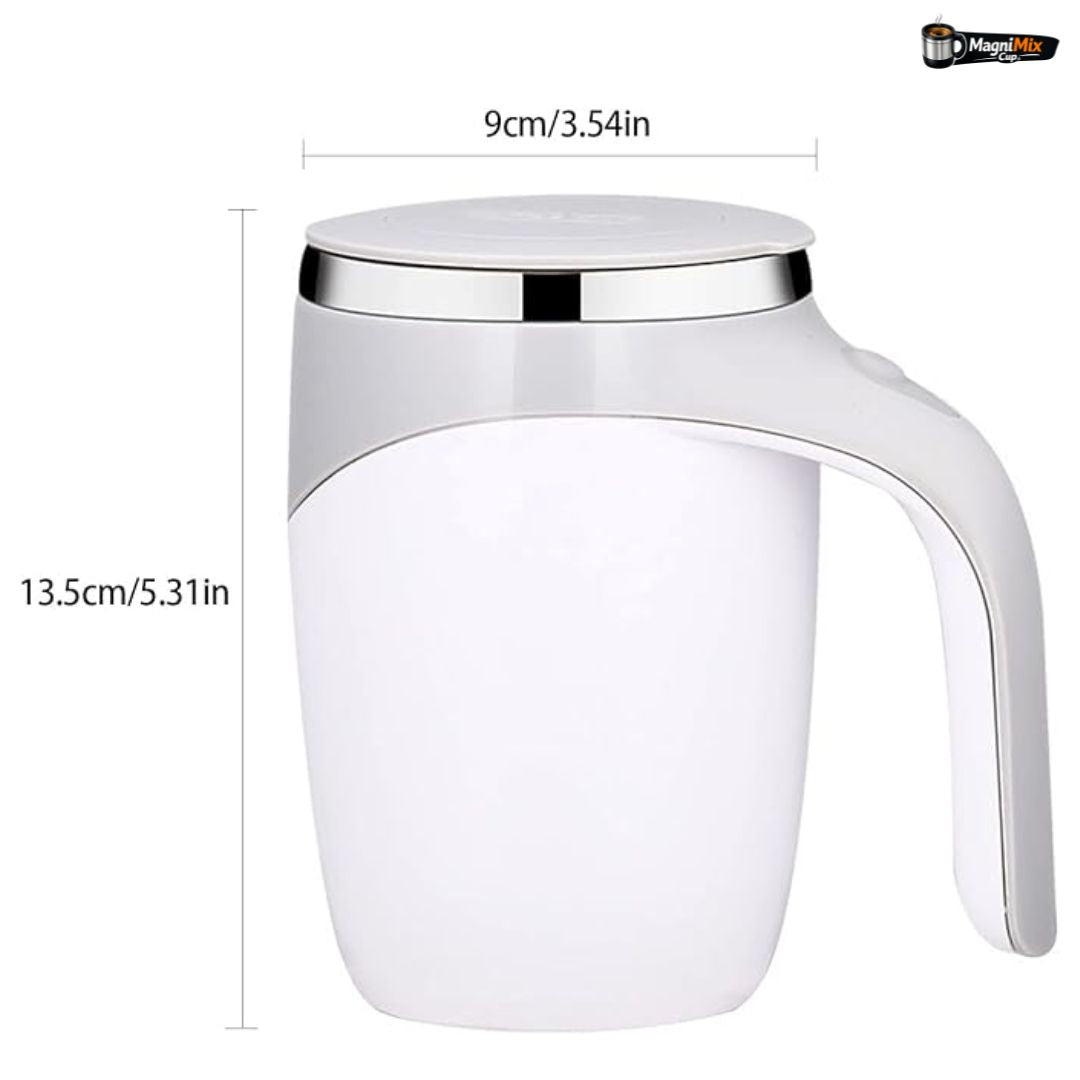 MagniMix Cup® – Revolución magnética para tu rutina diaria. (Disponible en color blanco y café)