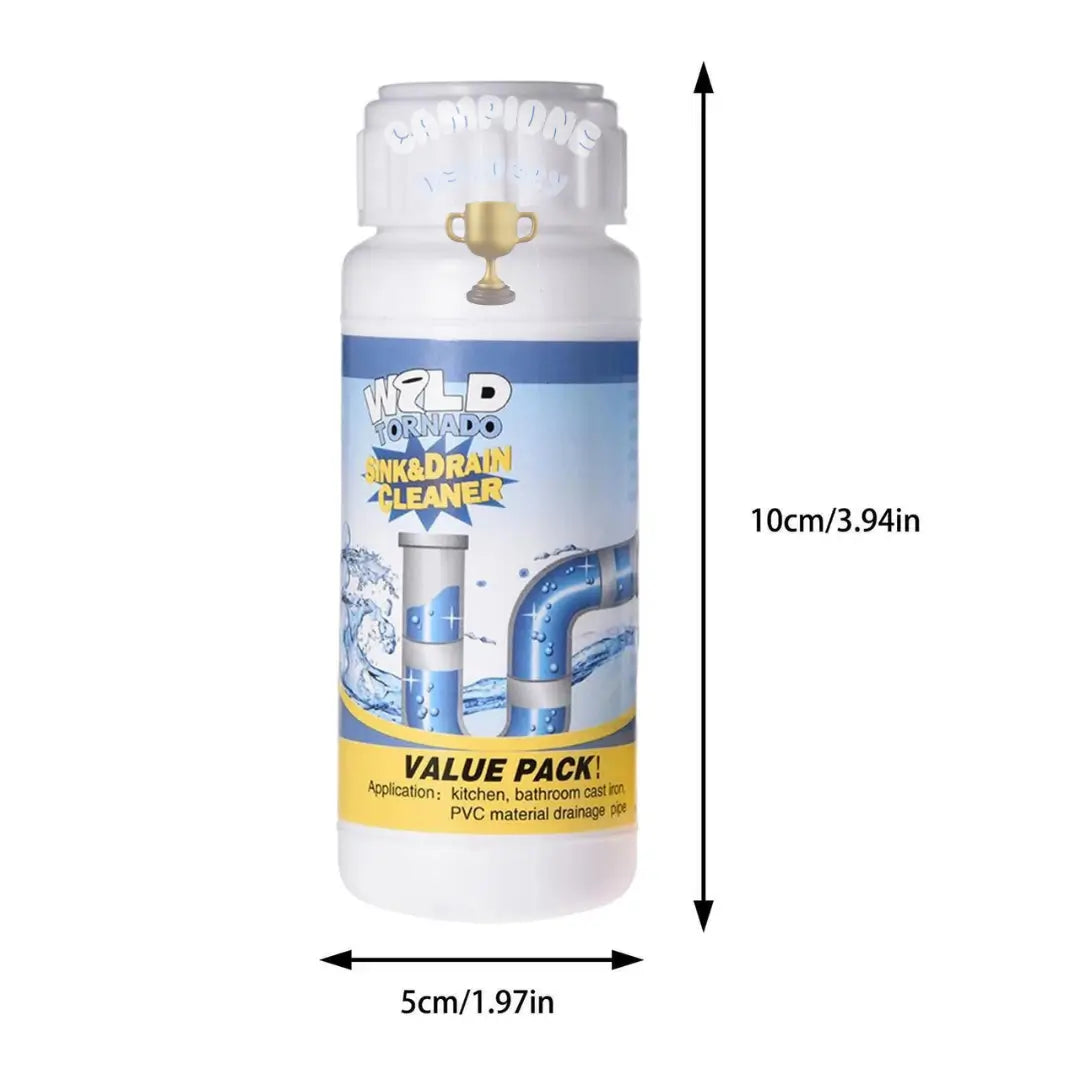 Polvo Limpiador De Drenaje, Flujo Libre Inmediato