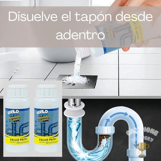 Polvo Limpiador De Drenaje, Flujo Libre Inmediato