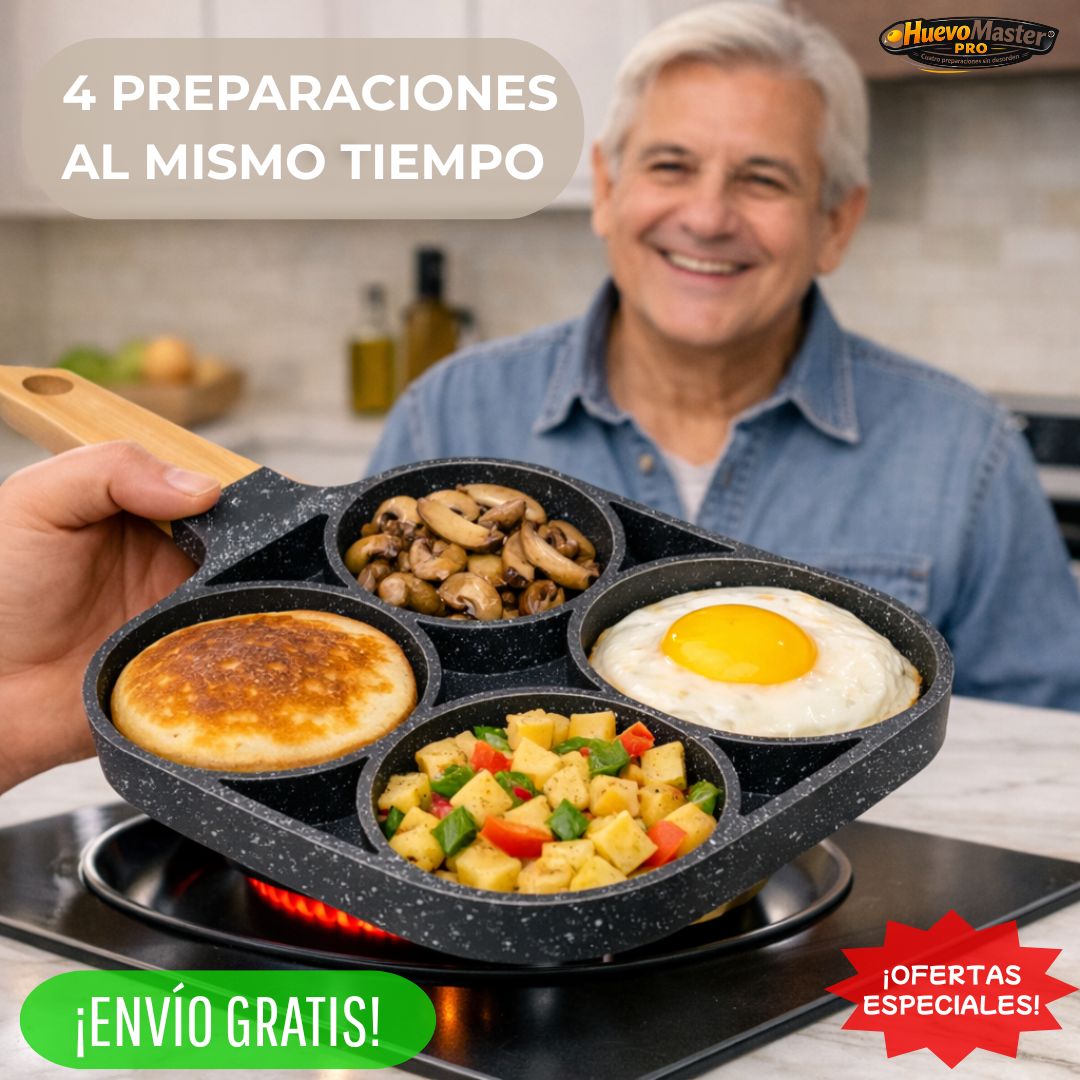 HuevoMaster Pro® – Cuatro preparaciones sin desorden