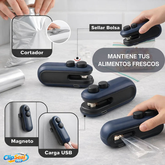 ClipSeal Pro® - Cierra bolsas sin esfuerzo