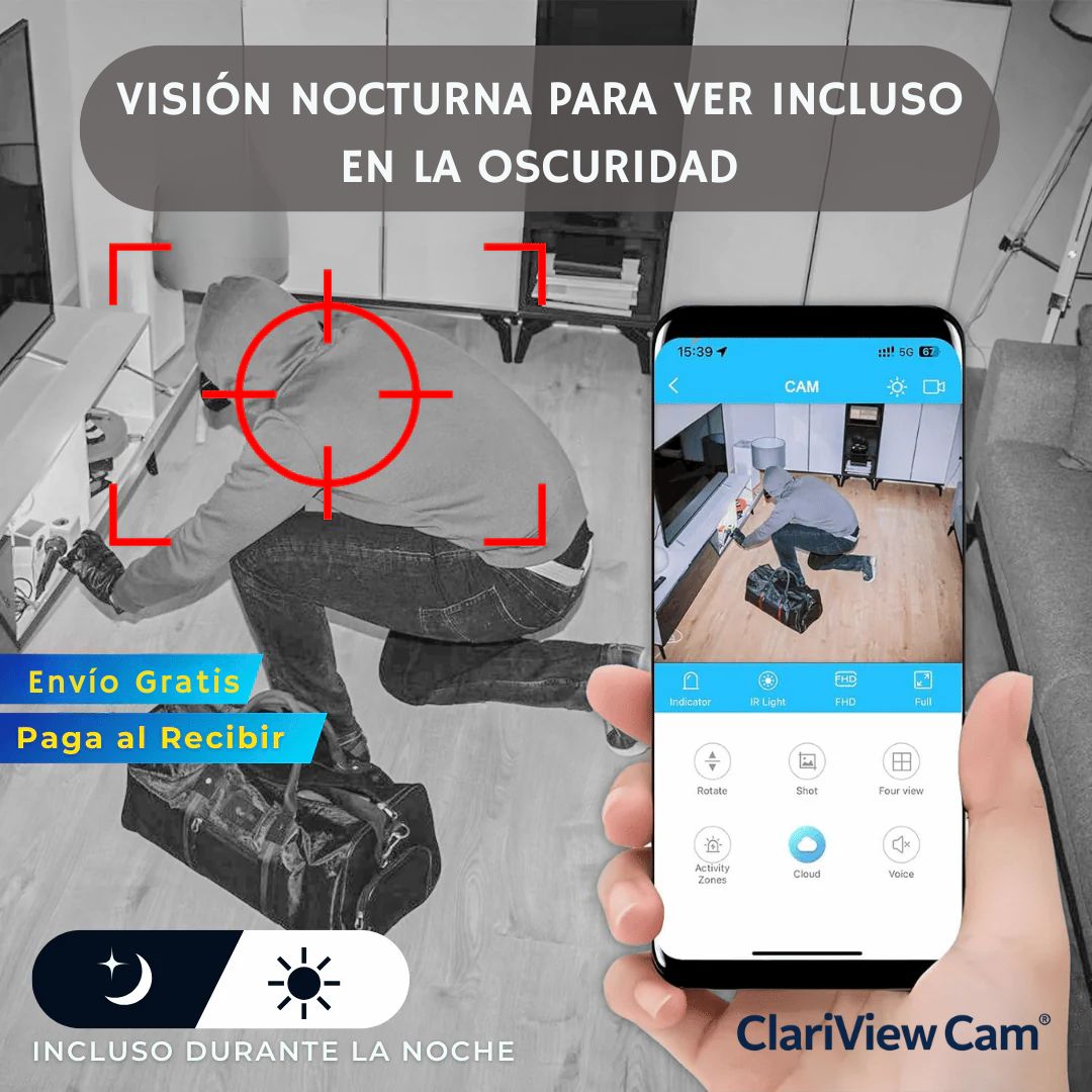 ClariView Cam® - Ve cada rincón desde tu teléfono