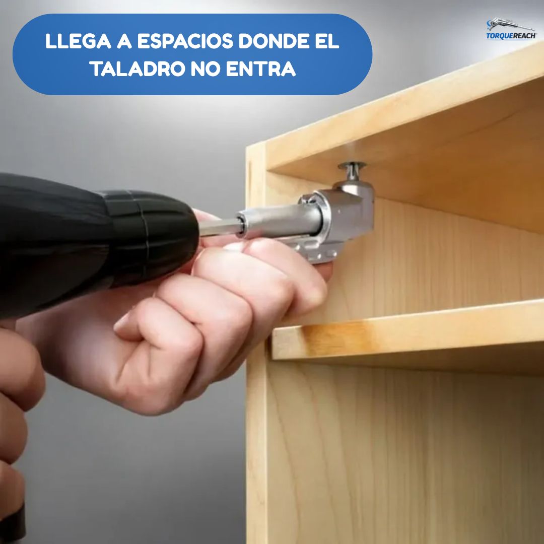 TorqueReach® - Ajusta en espacios difíciles