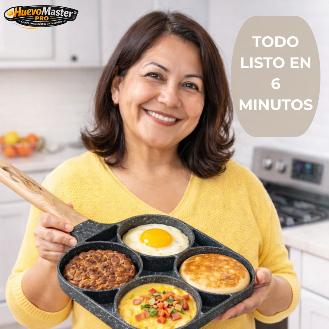 HuevoMaster Pro® – Cuatro preparaciones sin desorden