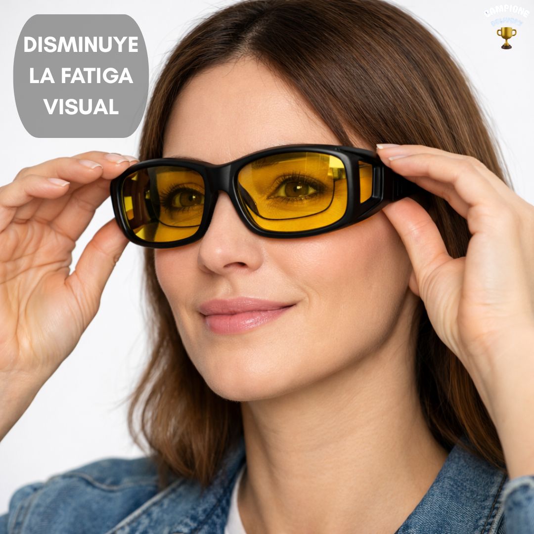 Lentes HD Vision ® - Visión clara de noche (incluye gafas de día y noche)