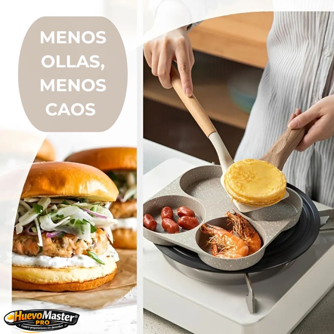 HuevoMaster Pro® – Cuatro preparaciones sin desorden