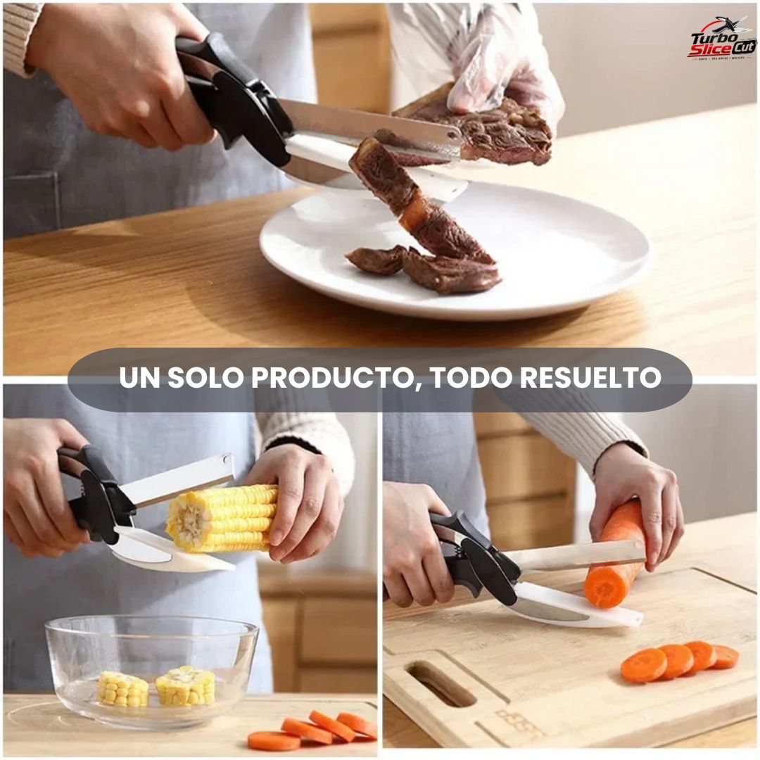 TurboSlice Cut® - Cocina más rápido y fácil