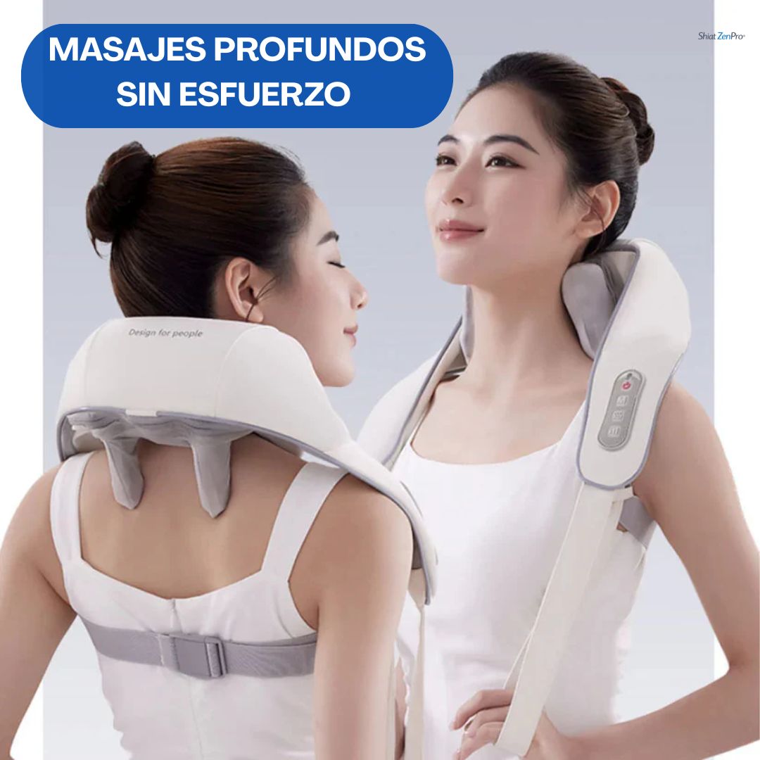 Shiat ZenPro® – Masaje real con calor calmante
