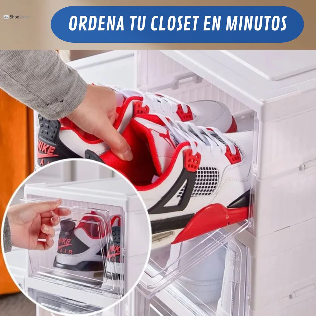 ShoeView® – Muestra tus zapatillas sin polvo