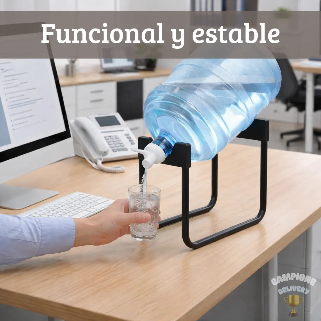 Soporte Dispensador Para Bidón, Más Cómodo y Práctico.