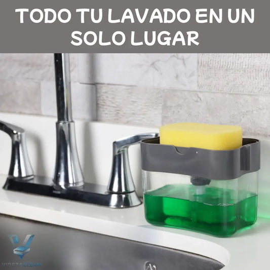 DISPENSADOR JABÓN LAVALOZA VIREZACLEAN® - Menos desorden, más practicidad