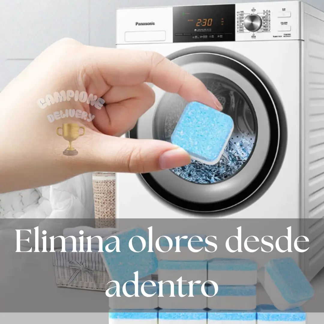 Pastillas Limpiadoras para Lavadoras, Adiós Olor a Humedad