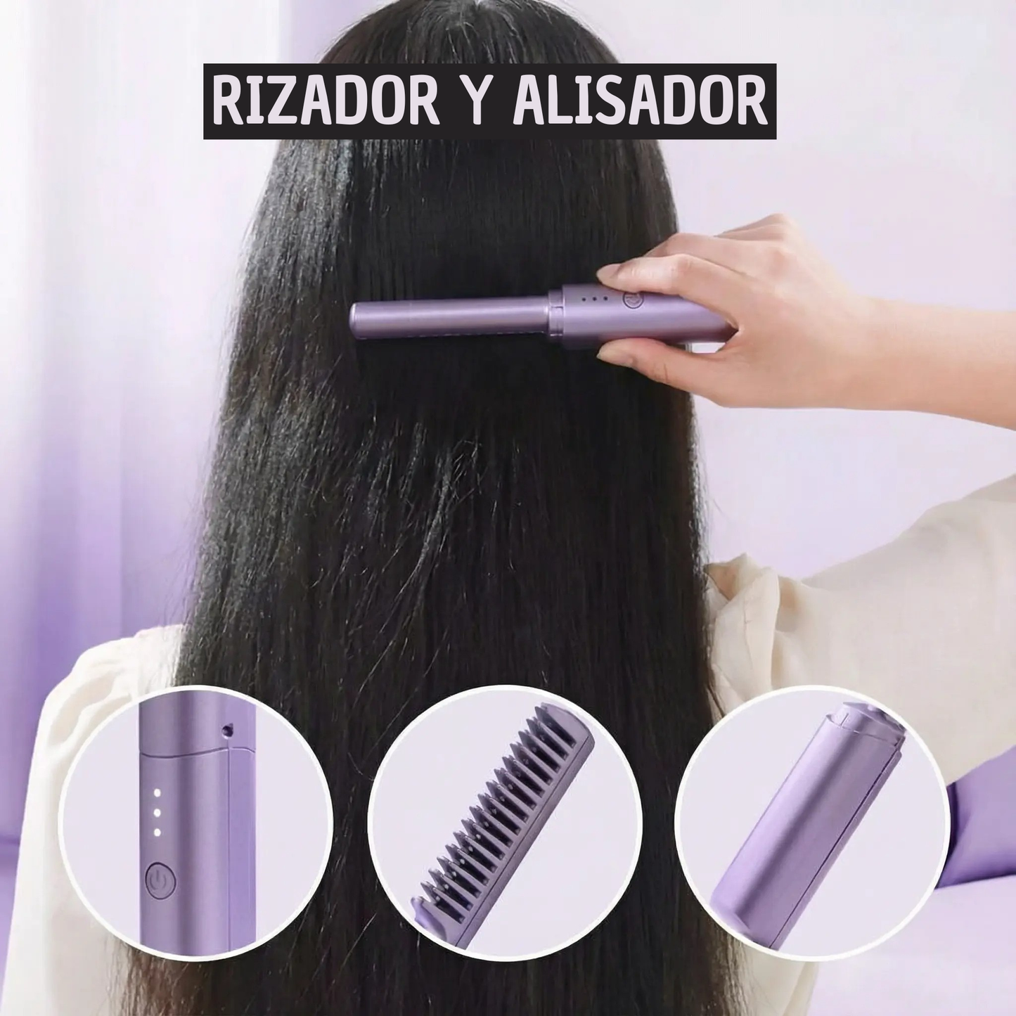 ¡MINI CEPILLO ALISADOR MUY BUENA CALIDAD!