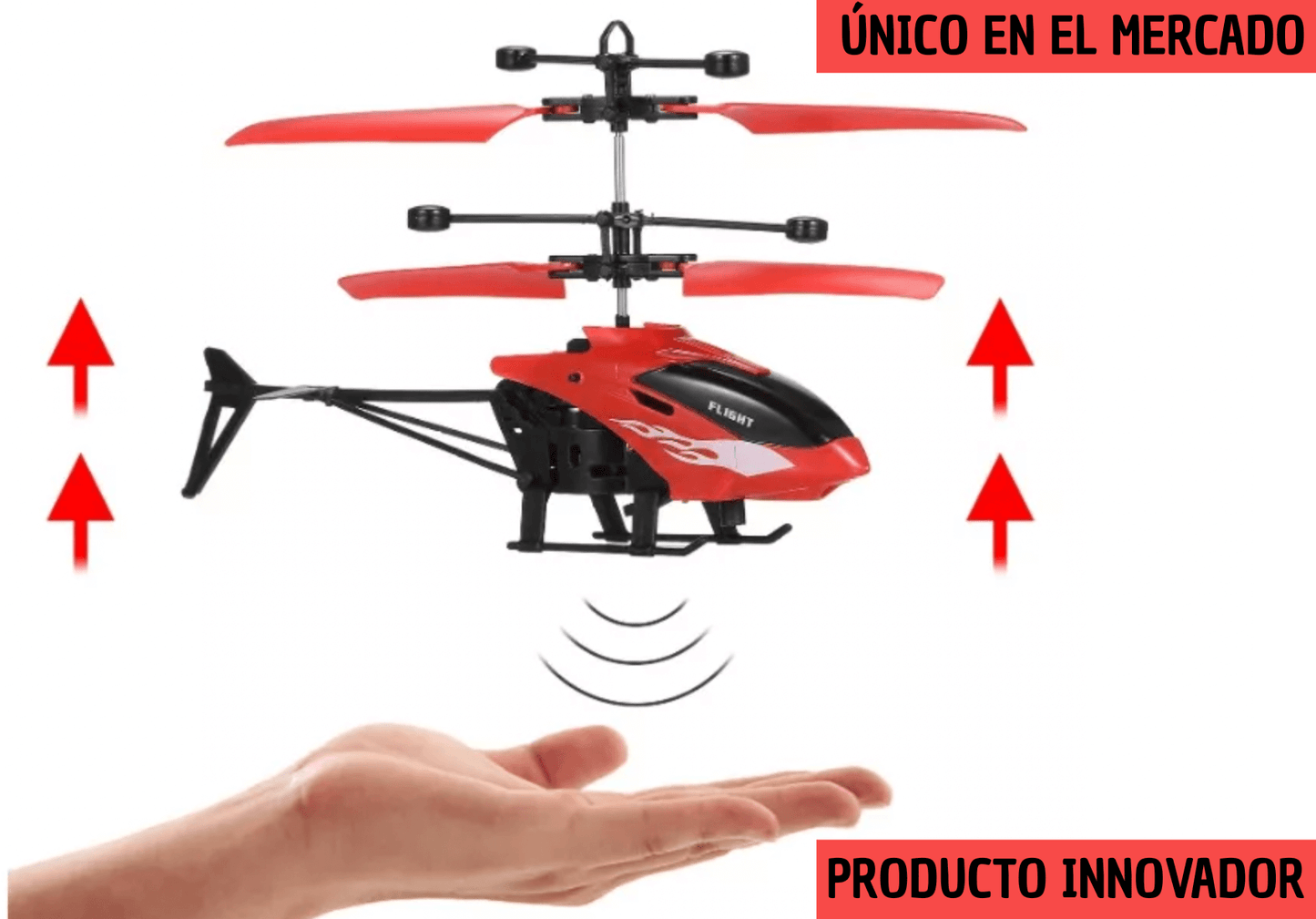 Helicóptero Con Sensor y Control Remoto