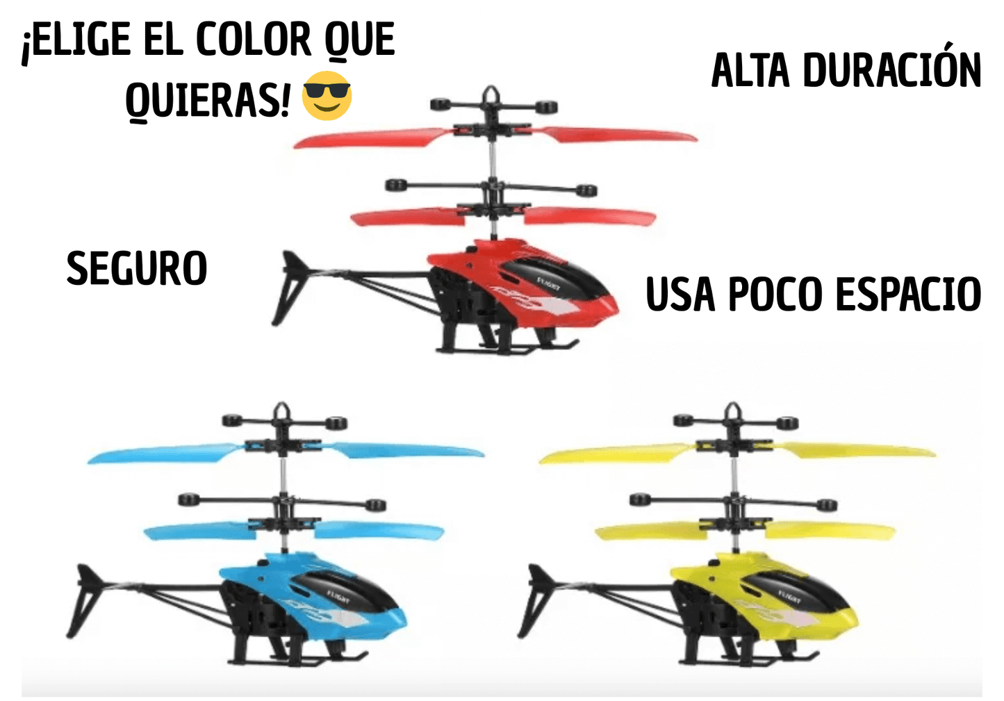 Helicóptero Con Sensor y Control Remoto