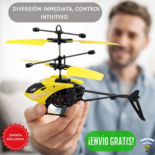 Helicóptero Con Sensor y Control Remoto