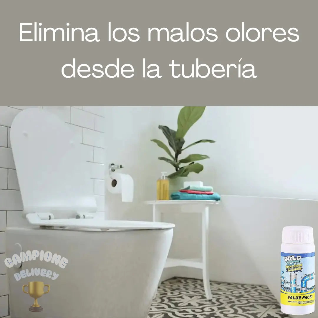 Polvo Limpiador De Drenaje, Flujo Libre Inmediato