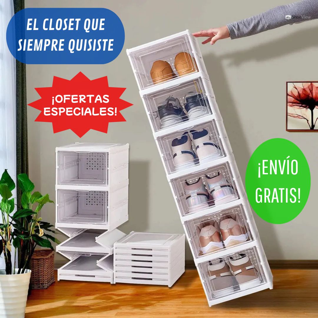 ShoeView® – Muestra tus zapatillas sin polvo