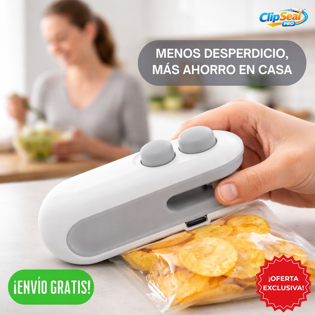 ClipSeal Pro® - Cierra bolsas sin esfuerzo