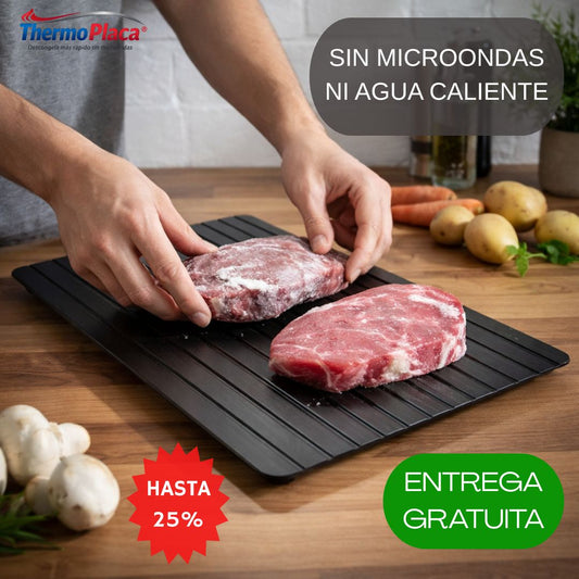 ThermoPlaca® - Descongela más rápido sin microondas