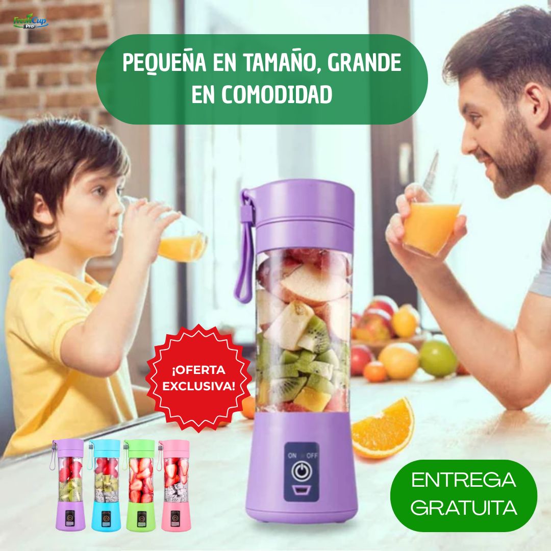 FreshCup Pro® - Disfruta batidos en cualquier lugar