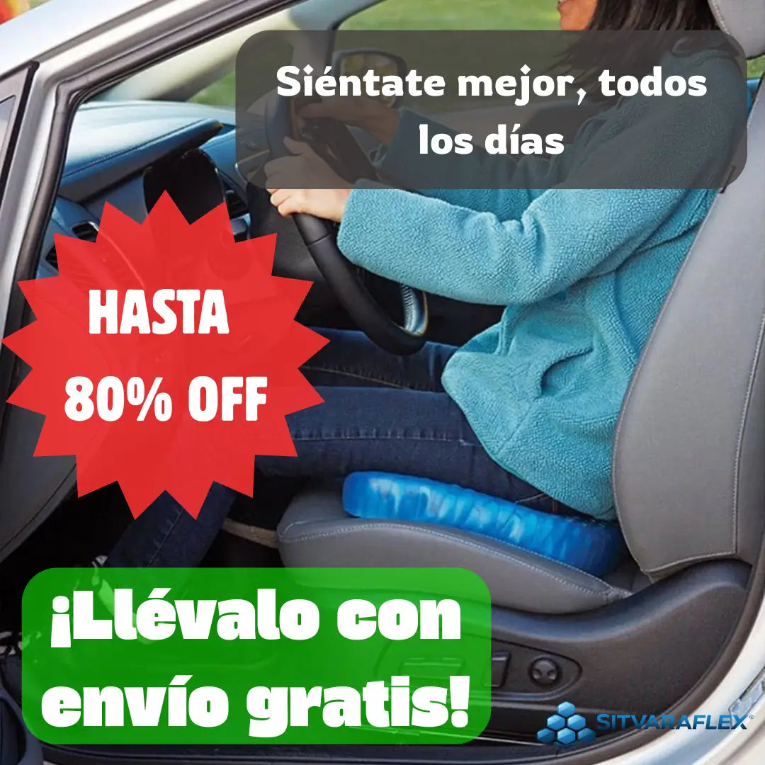 COJÍN SITVARAFLEX®-Más confort, menos tensión (Incluye funda✔️)
