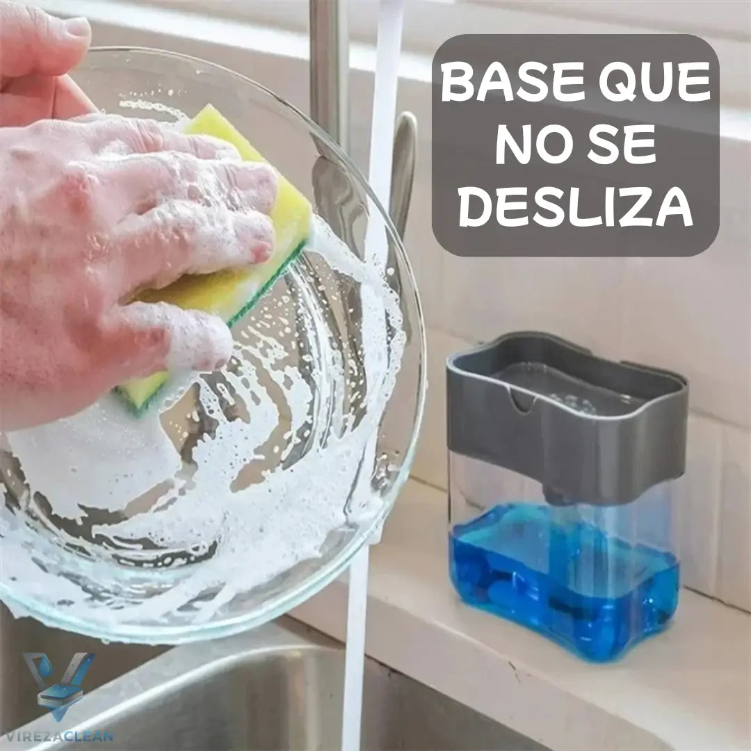 DISPENSADOR JABÓN LAVALOZA VIREZACLEAN® - Menos desorden, más practicidad